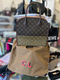 Pre Loved Collaboration Louis Vuitton Monogram & Christian Louboutin Studded Shopping Bag