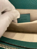 Pre Loved Gucci Green Leather Medium Dionysus Bamboo Top Handle (excellent)
