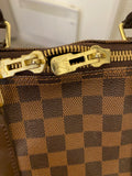 Pre Loved Louis Vuitton Vintage Damier Ebene Bandolier Keepall 55
