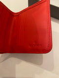 Pre Loved Mulberry Red Leather Purse/Card Holder