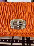 Pre Loved Miu Miu Matelasse shoulder bag with crystal strap (excellent)
