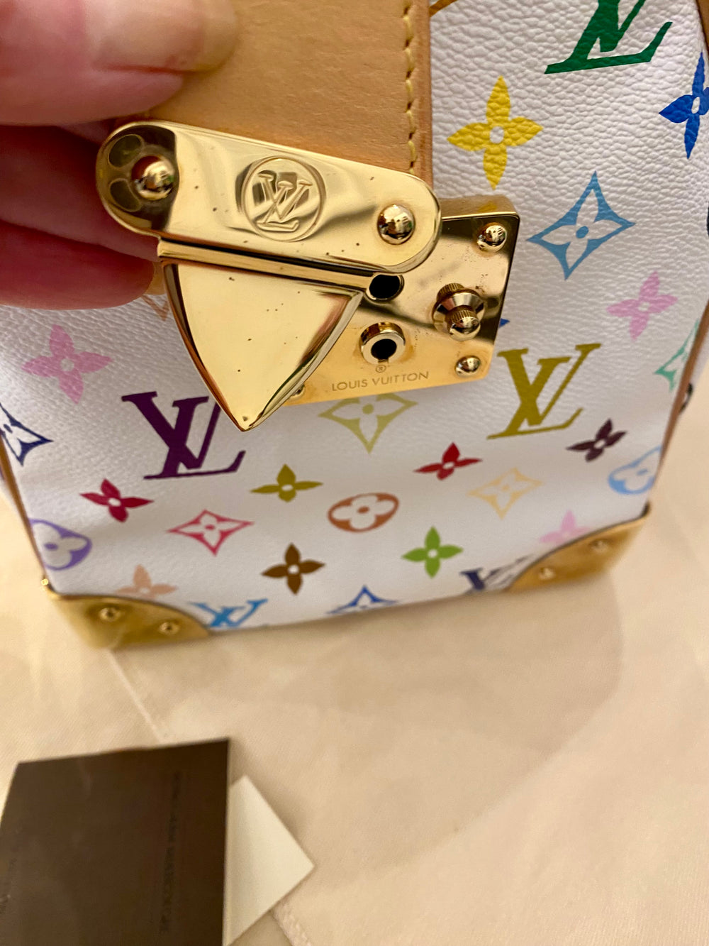 Pre Loved Louis Vuitton Takashi Murakami Multicolor Speedy 30 Handbag - Excellent