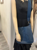 Pre Loved Hermes Evelyn in Dark Teal with Palladium Hardware