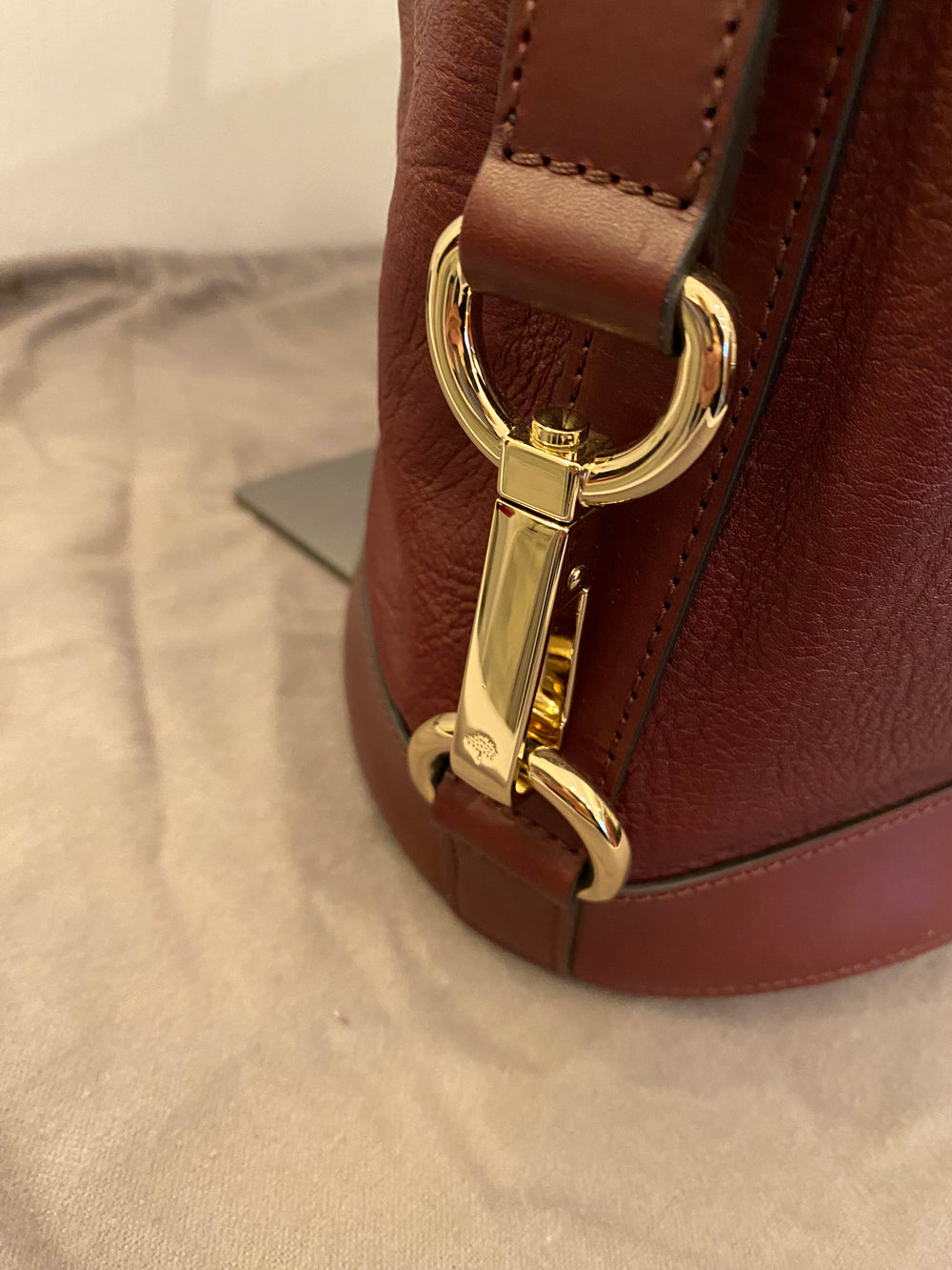 Pre Loved Mulberry Jamie in Oxblood Leather - NEW