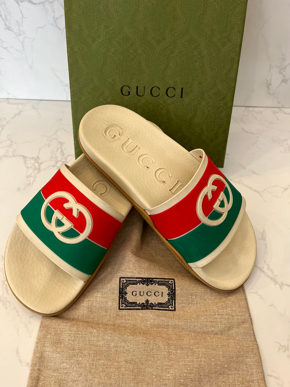 Pre Loved Gucci Sliders UK 5