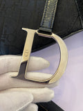 Pre Loved Christian Dior Vintage Black Saddle Bag - EXCELLENT