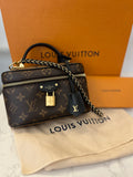 Pre Loved Louis Vuitton Monogram Vanity Chain Pouch (as new)