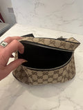 Pre Loved Gucci GG Canvas Belt Bag in beige monogram (excellent)