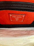 Pre Loved Prada Red Leather Vitello Daino tote