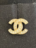 Pre Loved Chanel CC Diamanté Earrings (excellent)