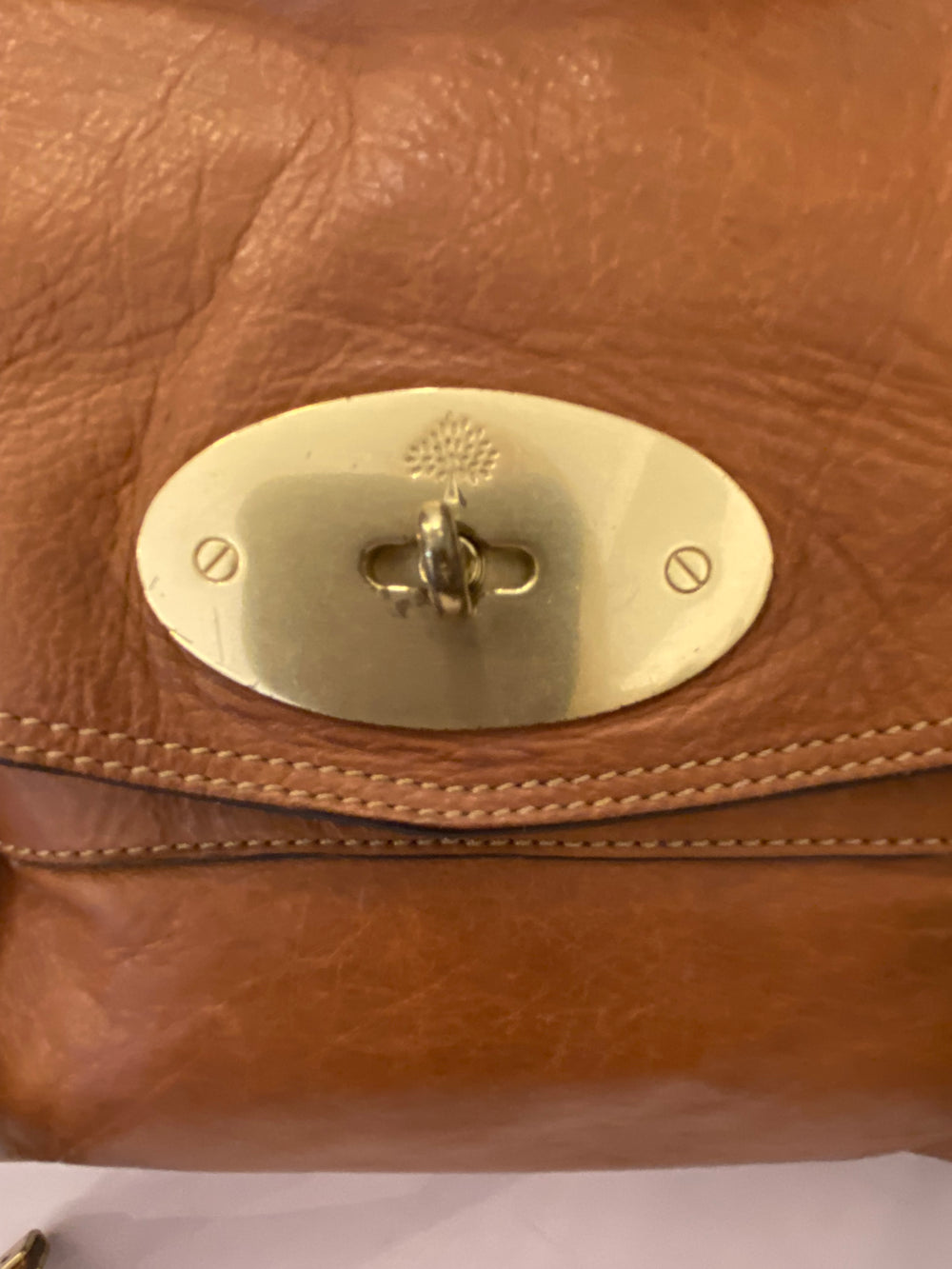 Pre Loved Mulberry Alexa in Tan Leather