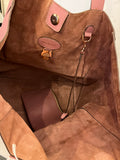 Pre Loved Mulberry Maisie North South Tote in Chalk Pink Leather (excellent)