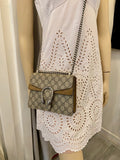 Pre Loved Gucci Dionysus GG Supreme Canvas Shoulder/Crossbody Small Bag