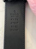 Pre Loved Gucci Black GG Marmont Belt UK 10 (excellent)