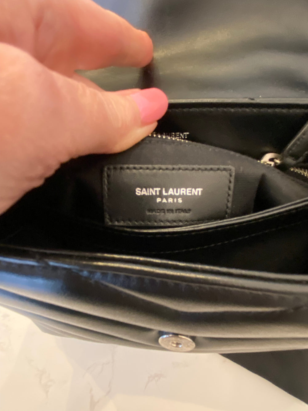 Pre Loved Saint Laurent Loulou Toy Bag in Black (excellent)