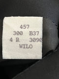 Pre Loved Burberry Black Wilo Coat Silver Toggles UK8