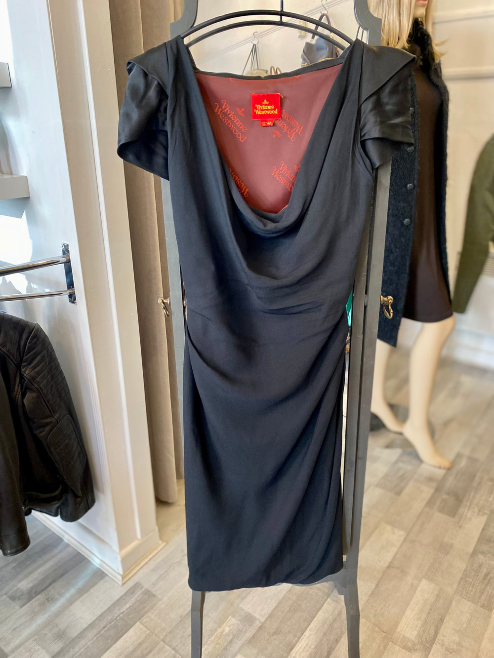 Pre Loved Vivienne Westwood Red Label Black Dress uk10