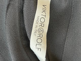 Pre Loved Viktor & Rolf Silk Button Front Dress Bell Sleeves