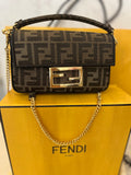 Pre Loved Fendi Mini Baguette Fabric Bag (new)