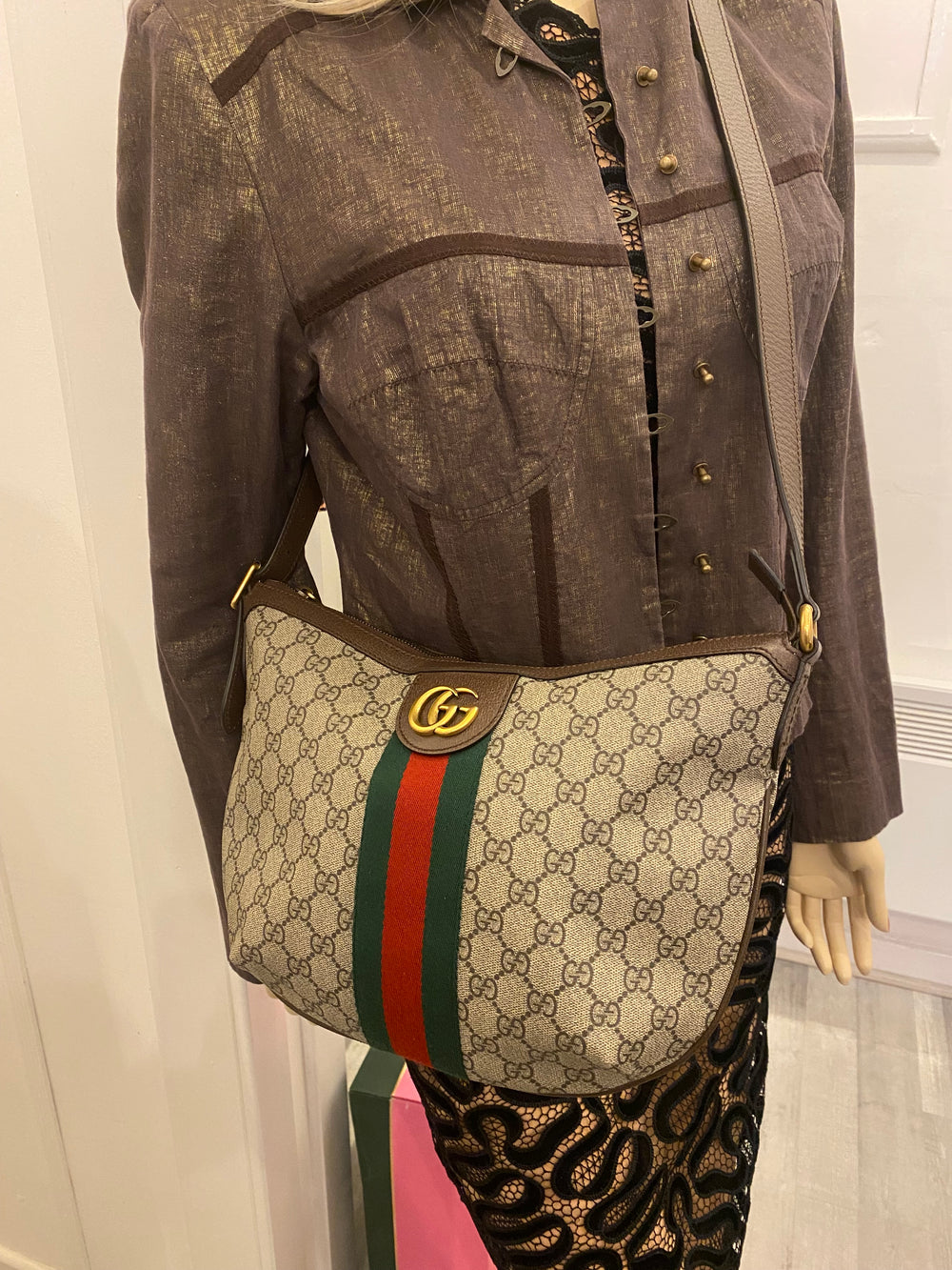 Pre Loved Gucci Ophidia Small Crossbody (as new)