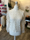 Self Portrait White Lace Blouse UK 12