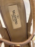 Pre Loved Valentino Garavani Poudre Rock Stud Heels UK6 ** reserved NF **
