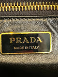 Pre Loved Aimee Prada Black Calf Leather Shoulder Bag (as new)