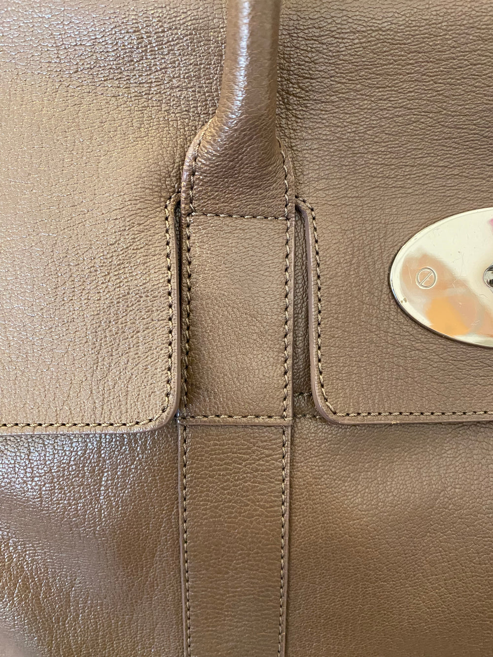 Pre Loved Mulberry Bayswater in Mid Brown