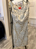 Pre Loved Vivienne Westwood Red Label Pale Blue Corseted Dress size 42 (fits uk8-10)