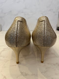 Pre Loved Jimmy Choo Romy Attila Kitten Heels in Gold UK 6 (New)