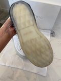 Pre Loved Jimmy Choo Maxi F11 Diamond Trainers Black & White UK7 (as new)