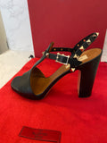 Pre Loved Valentino Garavani Rockstud Ankle Strap Sandals UK 5