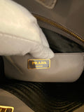 Pre Loved Prada Saffiano Lux Large Promenade Bag in Argilla Grey (excellent)