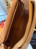Pre Loved Mulberry Darley in Sable Leather with Gold Chain Strap (excellent)