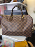 Pre Loved Vintage Louis Vuitton Damier Ebene Speedy 30