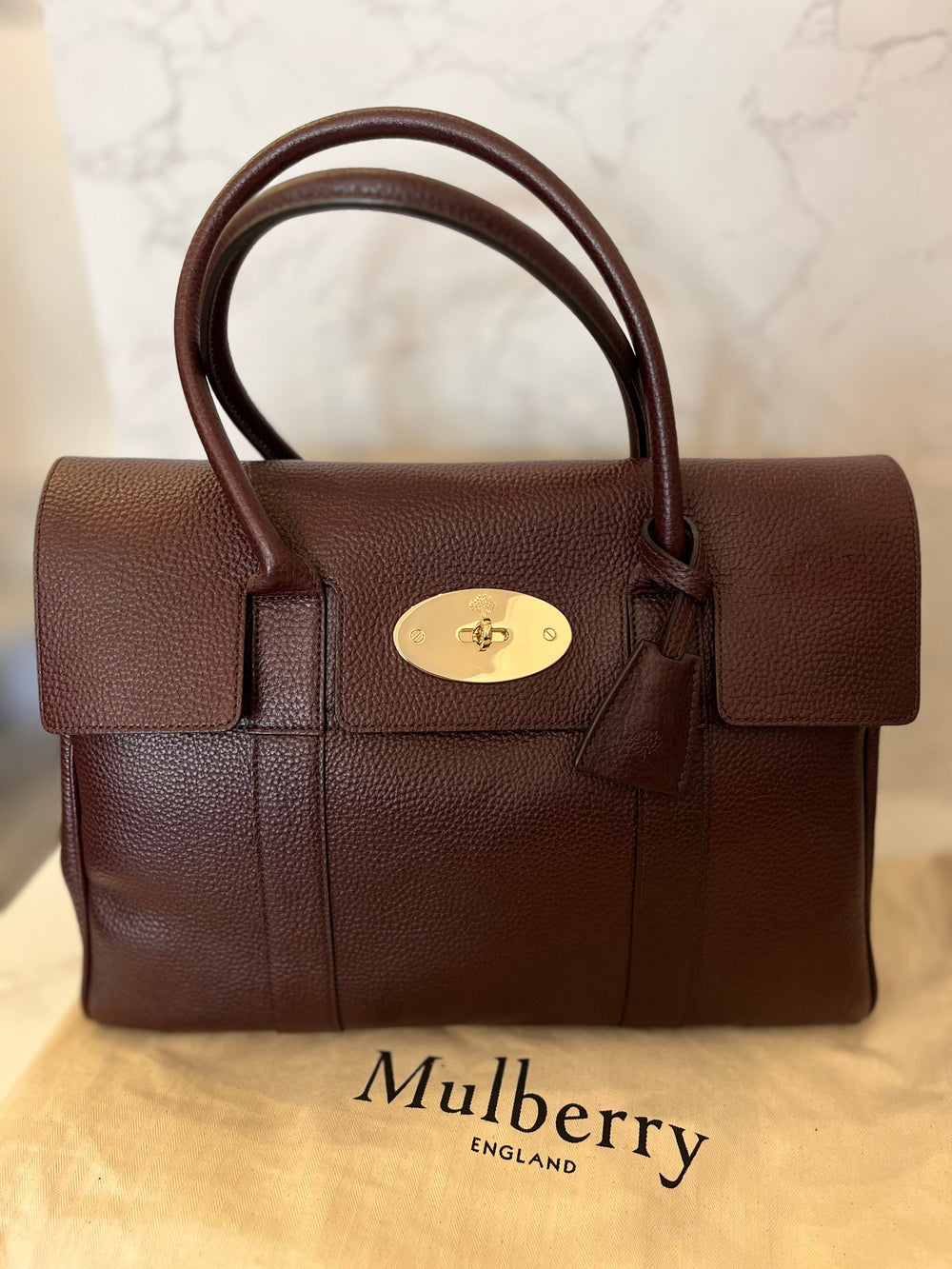 Pre Loved Mulberry Bayswater in Oxblood (New) **reserved**