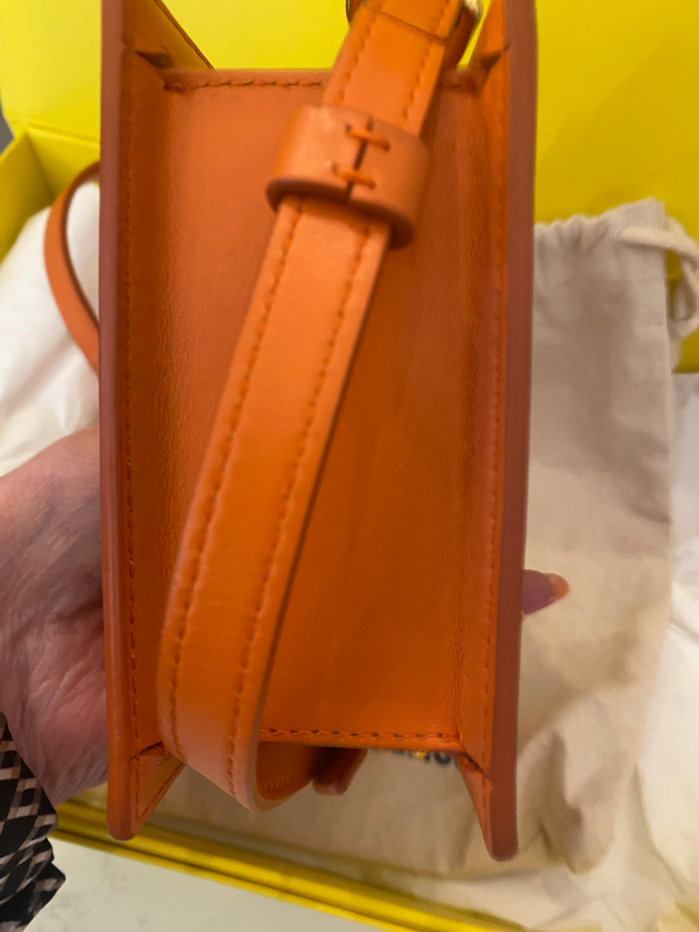 Pre Loved Jacquemus Le Chiquito bag in Orange