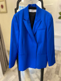 Pre Loved Victoria Beckham Cobalt Blue Jacket uk12