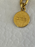 Pre Loved Dior Danseuse Etoile gold finish choker necklace (excellent)