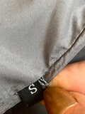 Popski Shearling Teddy Coat in Slate Size S fits U.K. 10-12