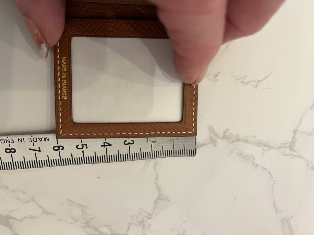 Pre Loved Hermes Leather Mini Photo Frame (new)