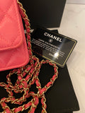 Pre Loved Chanel Mini Wallet on Chain in Pink 2020 (excellent)