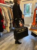 Chanel De Metiers d’Art Large Travel Bag in Black Glossy Quilted Patent Leather 2025 (New)