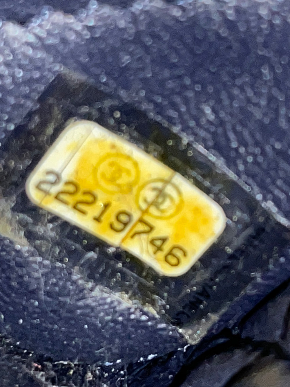 Pre Loved Chanel Calfskin Navy Bucket Backpack Bag