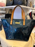 Louis Vuitton Bellvue Monogram Vernis Patent in Blue Nuit