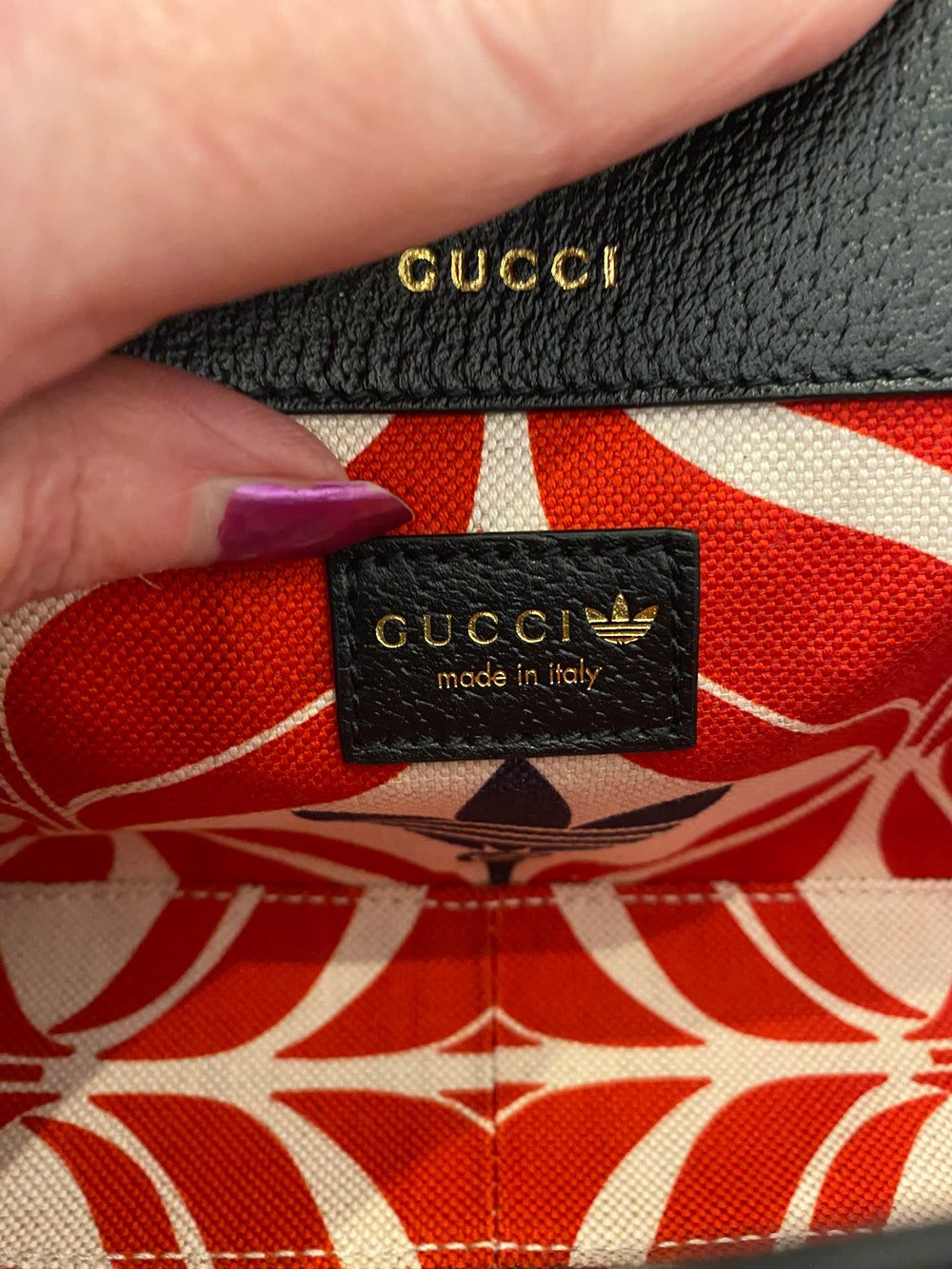 Pre Loved Gucci X Adidas Shoulder Bag (as new)