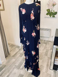 Pre Loved Preen Line Crepe Gabrielle Maxi Dress uk L (fits uk14) NEW