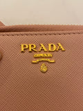 Pre Loved Prada Saffiano Leather Zipped Wallet in Pale Pink (excellent)