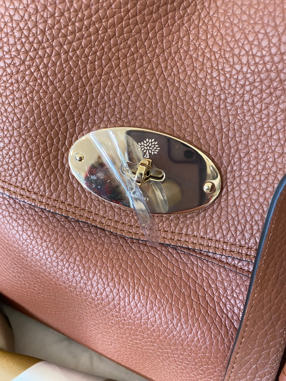 Pre Loved Mulberry Oversized Alexa in Chestnut (NEW)