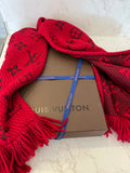 Pre Loved Louis Vuitton  Wool & Silk Monogram Scarf (excellent)